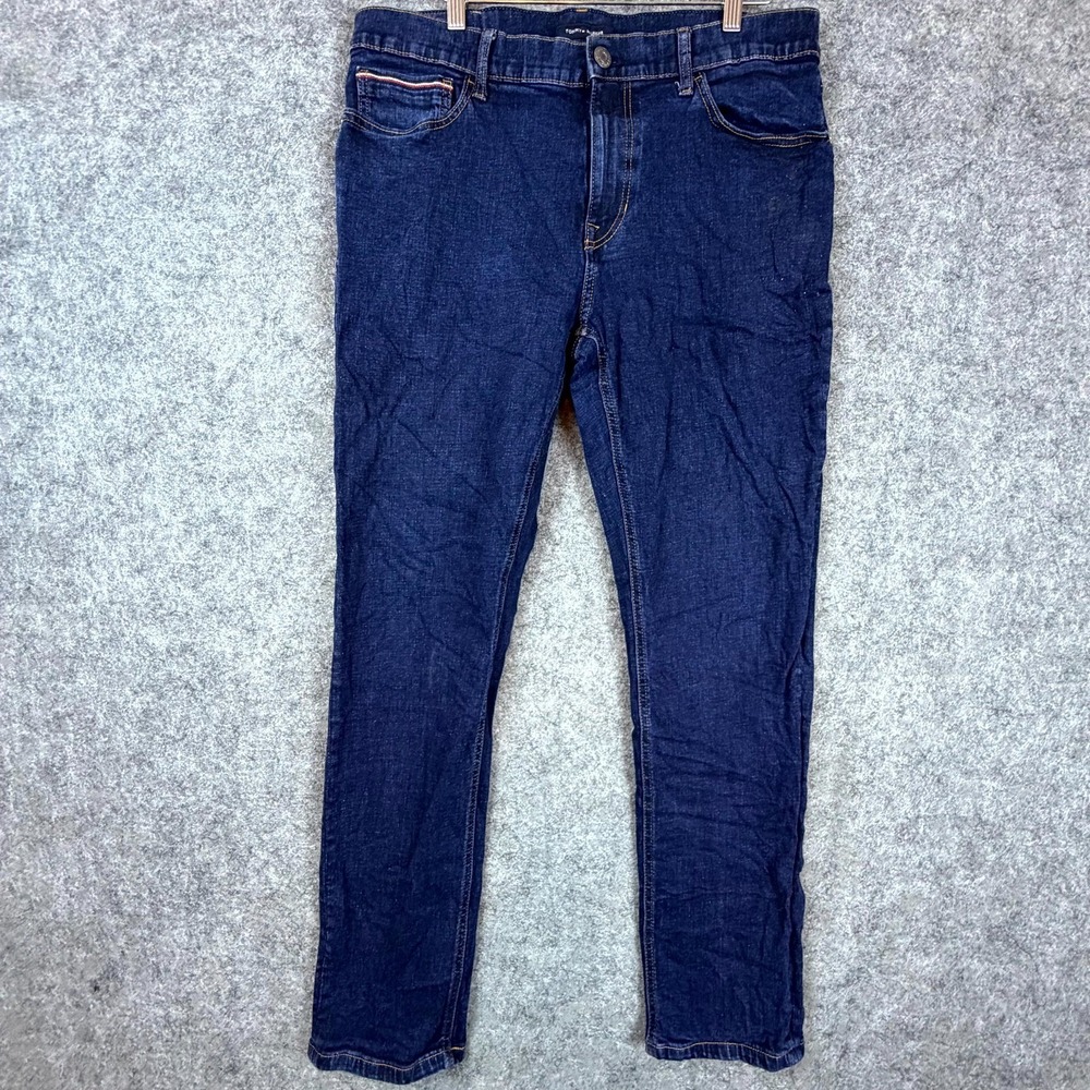 Tommy Hilfiger Jeans Mens 36‎ Blue Denim Cotton Stretch Slim Etroite Delgado